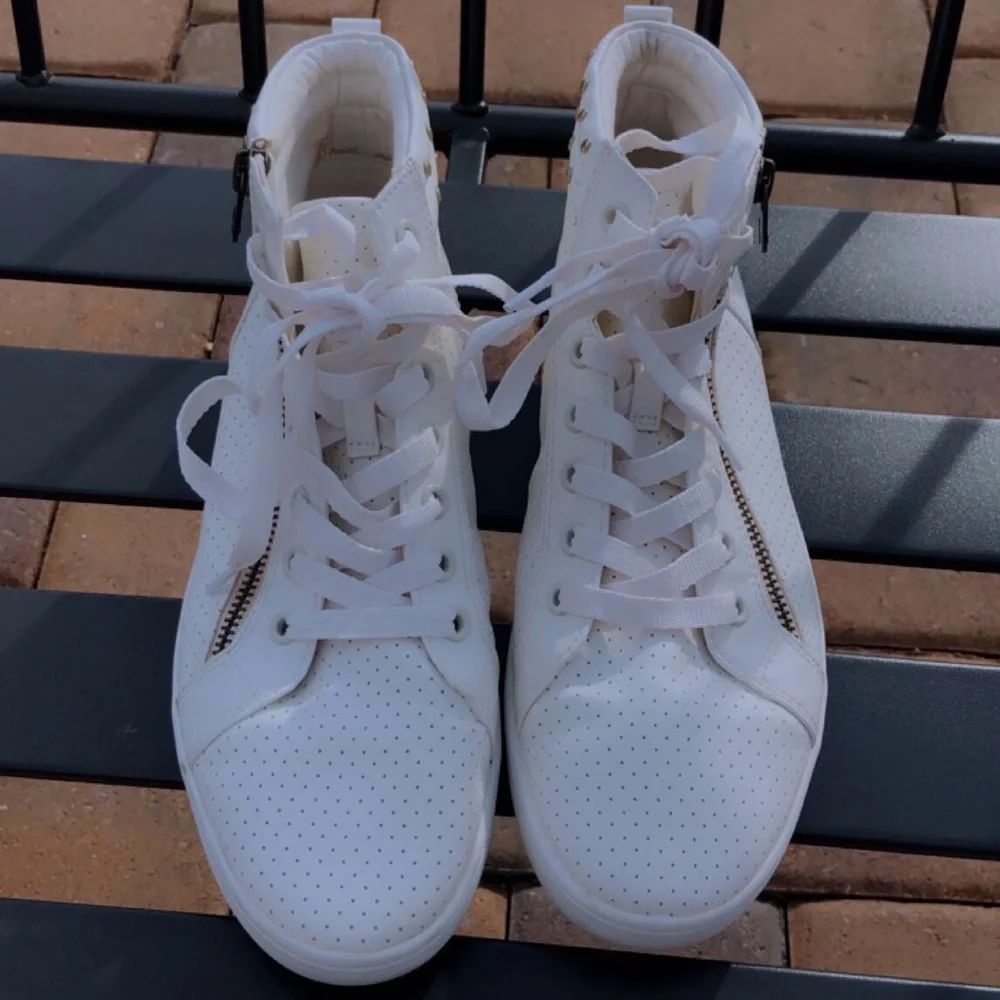 Koolaburra by UGG High Top White Sneakers - Picture 1 of 5